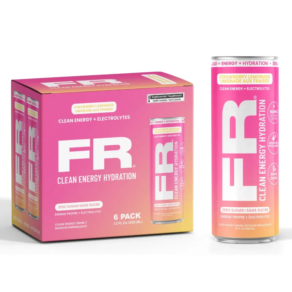 FR Clean Energy Hydration (Strawberry lemonade) (Case of 24)(4x6 packs)